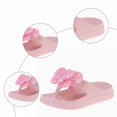 thumbnail image 6 of JAJAHO Girls Summer Flip Flops Sparkly Sequins Butterfly Soft Sole Non- Indoor Outdoor Slippers 4-12Y, 6 of 7
