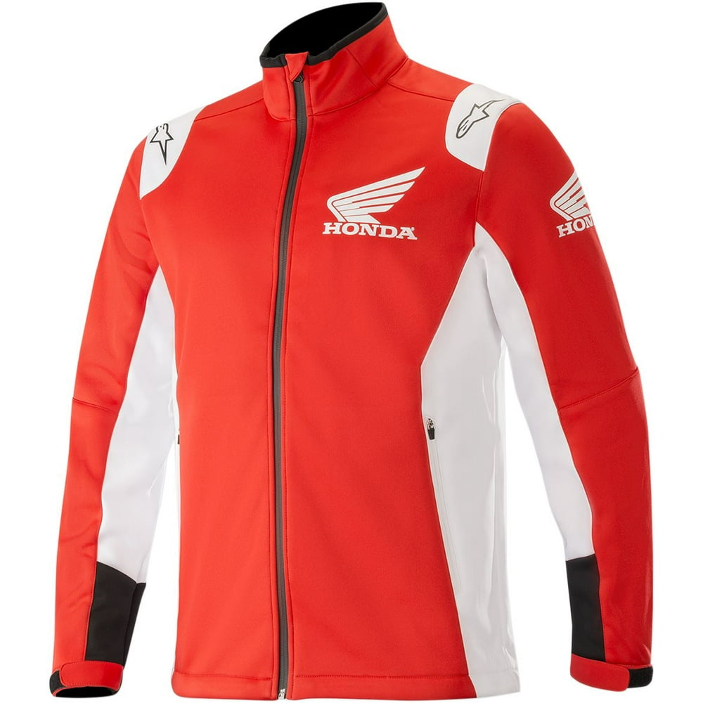 Alpinestars Honda Mens Softshell Jacket Red/White