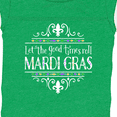 thumbnail image 4 of Inktastic Let the Good Times Roll Mardi Gras Boys or Girls Baby Bodysuit, 4 of 5