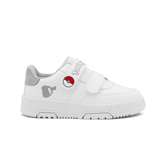 Tenis Escolar Yuyin Pokémon Pikachu Antiderrapante Poké Ball blanco 18
