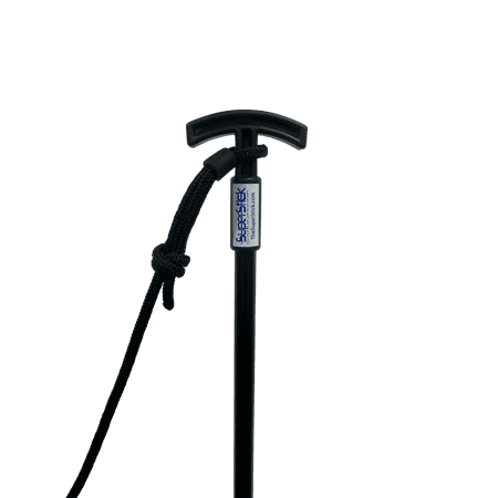 Superstick 3/4-9 FT 3/4  x 9  Shallow Water Anchor Pin System W/Storage Clips & Cinching Rope Lanyard