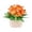 A, variant on Ohmyroo Artificial Floral Bouquet 8.7in Multicolor Plastic Centerpiece With Vase Desktop Ornament