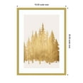 thumbnail image 4 of Amanti Art Tan Trees Wood Framed Wall Art Print, 4 of 4