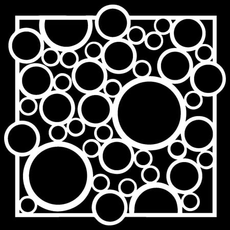 UPC: 0842254029266 | The Crafter s Workshop Stencil  6  x 6   Bubble Rebound