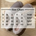 thumbnail image 3 of CHUMUD Men's Faux Leather Slippers with Fur Collar - Warm Fleece Lined, Anti-Slip Rubber Sole Winter House Shoes, 3 of 6