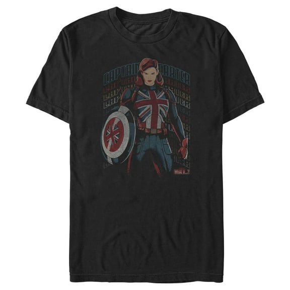 Men's Marvel What if…? Carter Graphic Tee Black 3X Large
