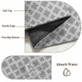 thumbnail image 6 of Dark Grey Morocco Area Rugs 2.7'x5', Washable Small Throw Rugs for Kitchen Bedroom, Modern Abstract Classic Geometric Indoor Outdoor Rug Non-Slip Low Pile Carpet Runner Reversible Floor Mats, 6 of 8