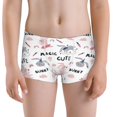 thumbnail image 5 of Yiaed Cute Magic Bunny Print Boys' Boxer Briefs Cotton Casual Stretch Comfort Boys Boxers - Kids Boxer Briefs Underwear for Boys (6-18)-X-Small, 5 of 5