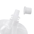 thumbnail image 5 of (Price/50 Pcs)8.5 oz Clear / White Spouted Liquid Stand Up Pouch, Drink Pouches, Custom Spouted Bags, 4Mil-8.5 oz, 5 of 9