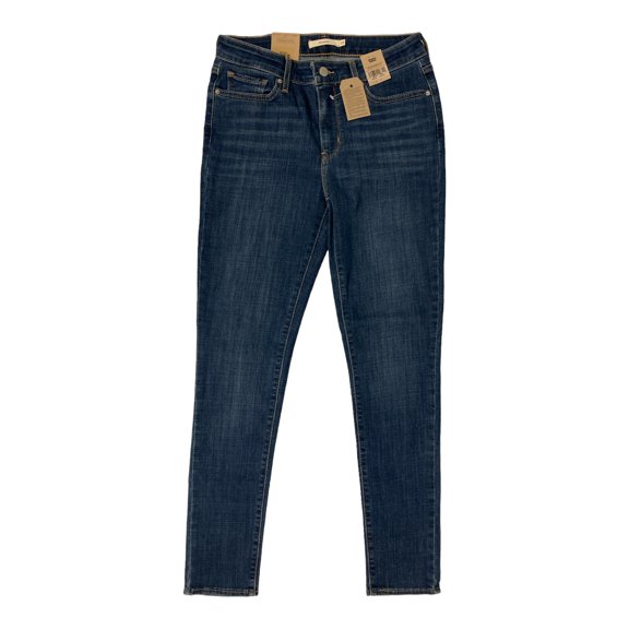 Levi's Women's 711 Figure-Hugging Mid Rise Stretch Skinny Jeans (Dark Wash, 14 Med (32x30))