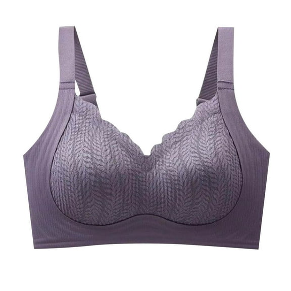 Levmjia Women's Lace Bra Bralette No Underwire Comfortable Adjustable Straits Breathable Everyday for Women Multi Colors 34-40B/C