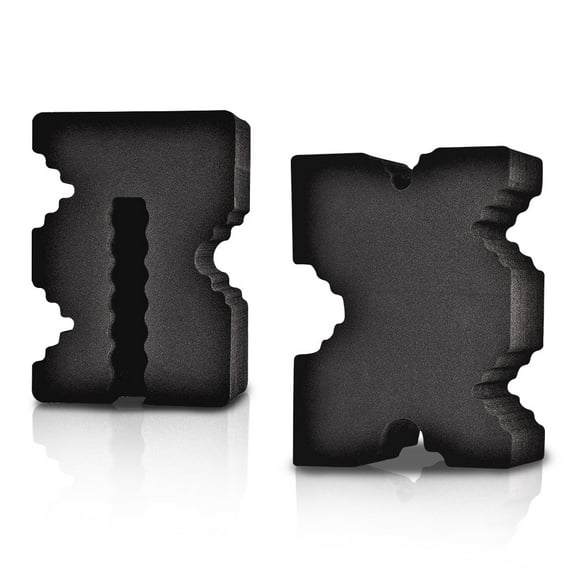 CROSSDESIGN Shooting Bench Rests Gun Rifle Holder Waterproof Foam Heavy Duty Cushions Black