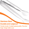 thumbnail image 3 of Mini Serving Tongs,Sugar Cube Tongs Appetizer Tongs, Set of 4, 3 of 5