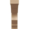 thumbnail image 2 of 9"W x 36"D x 36"H Thin Sheridan Rough Cedar Woodgrain TimberThane Corbel, Primed Tan, 2 of 6