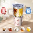 thumbnail image 6 of Flamingo Lover Tumbler with Handle 20OZ Stainless Steel Insulated Cup Gifts for Women Perfect Presents for Birthday Christmas Holidays Daily Use Picnics Trips, 6 of 6