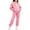 Kids Sweatsuit Sets-A22 Pink, variant on Mifsaly Kids Sweatsuit Set Girls Boys Fleece Lined Workout Tracksuit 2 Piece Tween Full Zip Hoodie Loose Sweatshirt Jacket Teen Running Athletic Joggers with Pockets Unisex Sport Matching Loungewear