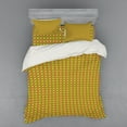 thumbnail image 1 of Ambesonne Oriental Bedding Set 4 Pcs, Vibrant Floral Rounds Art, Queen, Yellow Green Orange, 1 of 3
