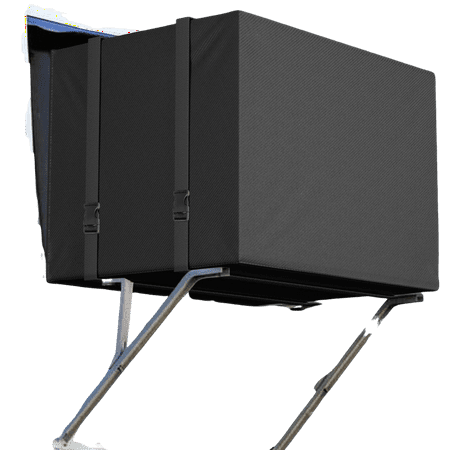 

Dependable Industries Vinyl Outside Window Unit AC Air Conditioner Cover with Straps Keep Dirt and Dust Out in The Off Season (Black - 25.5 x 17 x 20.5 )