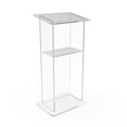 thumbnail image 2 of FixtureDisplays® Clear Acrylic Lucite Podium Pulpit Lectern 43" Tall 102703, 2 of 6