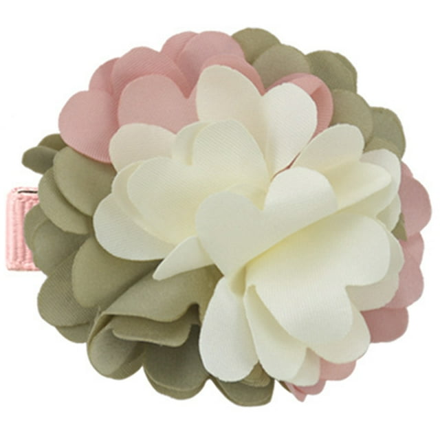 Pince à Cheveux Fleur Sans Pli, Barrette Décorative Fleur, Épingle Crocodile
