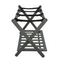 thumbnail image 3 of Casual Home Hotel Style Solid Pine Wood Folding Luggage Rack with Shelf, 3 of 9