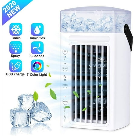 

Clearance！Fimeskey ConditionerPersonal Mini Air Evapora Compact Air Cooler Air Purifier Portable Small Appliances