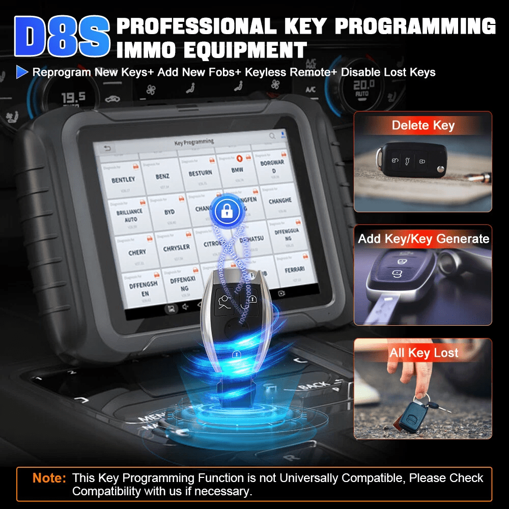 XTOOL D8S V2.0 Bidirectional Scan Tool AI-Assisted OBD2 Scanner with Topology Mapping, ECU Cod-ing, Upgraded Ver. of D8, 3 Years Free Updates