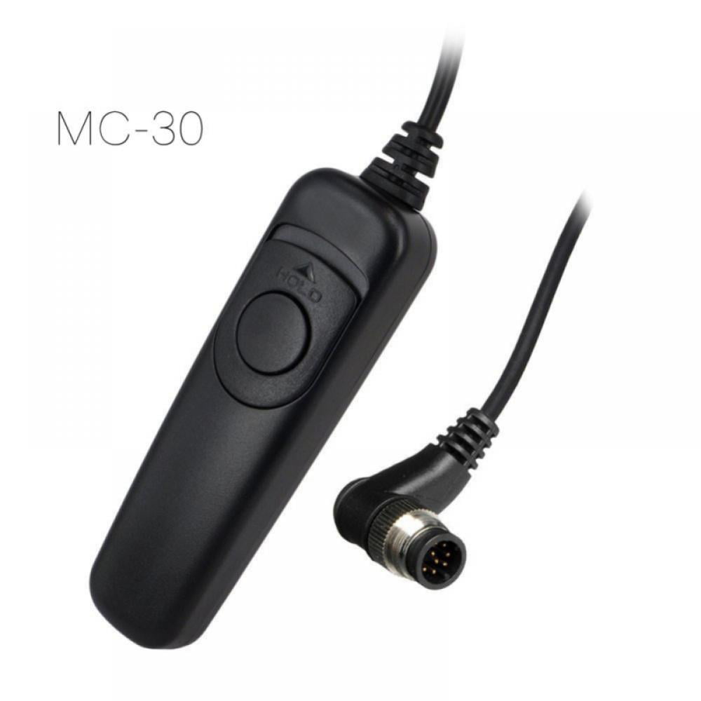 3.5mm to MC-30 N1 Remote Control Shutter Release Cable Coiled Cord for Nikon D600,D800E,D800,D700,D300,D300s,D200,D4,D3X,D3 Digital Cameras