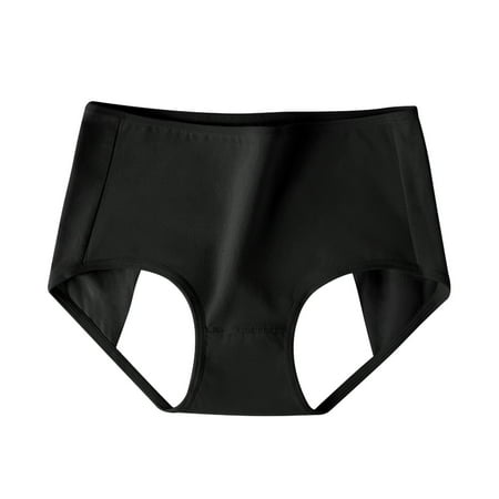 

Dtydtpe underwear women Women s Fashion High Waist Breathable Underpants Panties Black