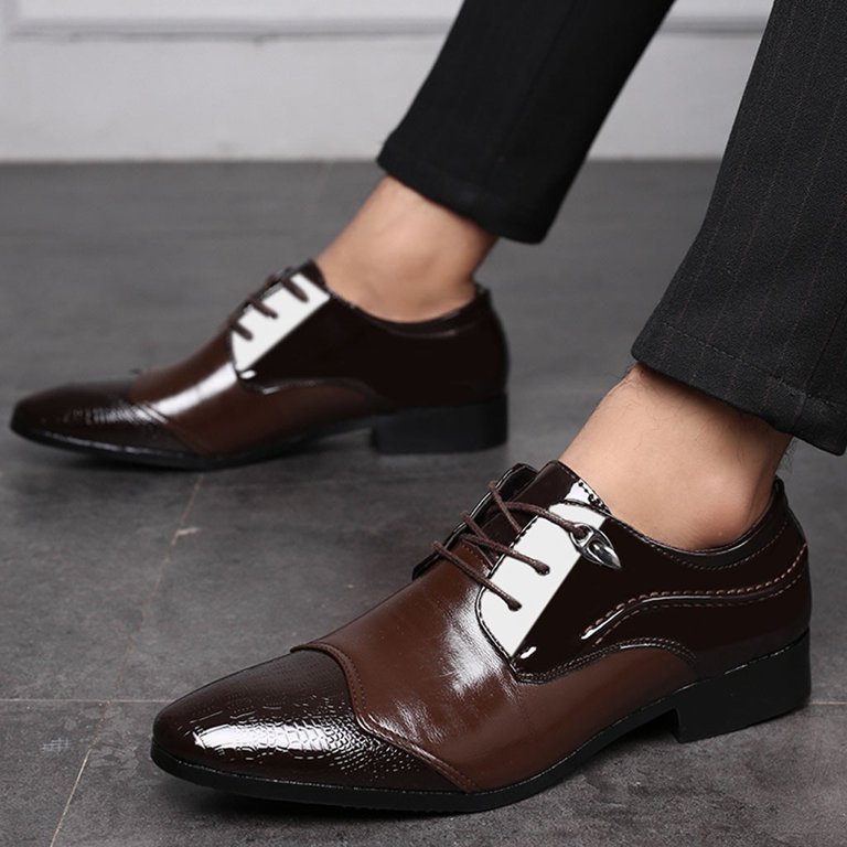 Lystmrge Men's Casual Dress Shoes