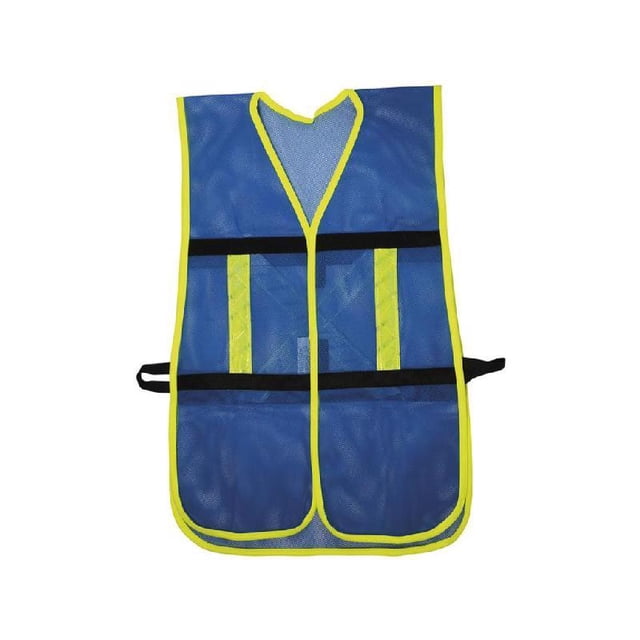 Chaleco de Seguridad Malla Ajustable Gancho Azul SURTEK 137493