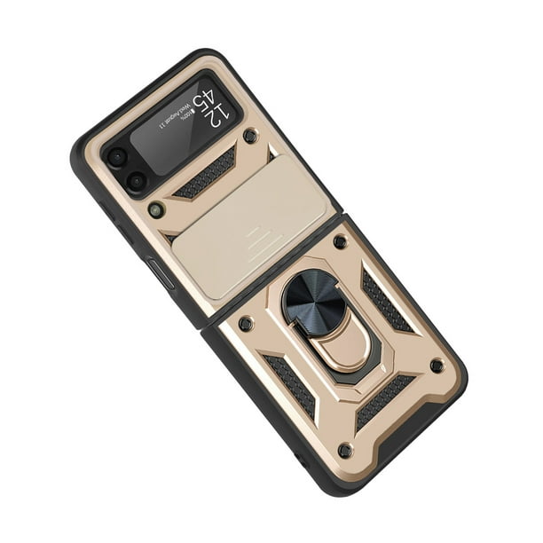 Inteprter Caja del teléfono Soporte de anillo de metal magnético Cubierta de la caja Funda protectora plegable Soporte para teléfono móvil Electrónica tipo 6