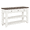 Antique White, variant on Hassch Entryway Console Table with 3 Drawers, 48" Sofa Table with Open Shelves, Behind Couch Table for Hallway, Foyer, Living Room, Distressed Black