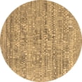thumbnail image 1 of Ahgly Company Indoor Round Oriental Brown Industrial Area Rugs, 6' Round, 1 of 4