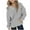 Gray, variant on KyCheLot Boys Girls Sweatshirts Loose Solid Color V Neck with Front Pocket Long Sleeve Oversized Sweatshirt 2-12 Years