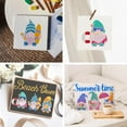 thumbnail image 6 of 2Pcs Beach Bum Gnome Stencil Reusable Summer Time Stencils DIY for Painting 11.7×8.3inch Beach Vacation Surfing Gnome Craft Templates with Paint Brush DIY for Window Wood Wall Home Gift Decor, 6 of 9