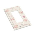 thumbnail image 7 of DouZhe 1-Gang Decorator/Rocker Wallplate, Cartoon Cute Birds Flower Decorative Wall Plates, 7 of 7