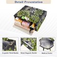 thumbnail image 3 of FORMRS Womens Corduroy Tote Bag Crossbody Shoulder Handbag with Pocket, Gray Floral, 3 of 7