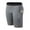 Grey, variant on 1/2/3 Pack Compression Shorts Men Spandex Sport Shorts Quick Dry Athletic Workout Running Shorts with Pockets Compression Baselayer Underwear, S-3XL