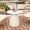 White, variant on Fsbecl Round Metal Indoor Patio End Table, White