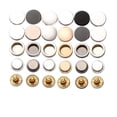 thumbnail image 1 of Brass Snap Buttons for Down Jackets - Set with Mother-and-Daughter Buttons and Concealed Style, 1 of 5
