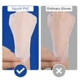 thumbnail image 3 of Guantes desechables de vinilo transparente sin polvo, 100 unidades, 3 of 8