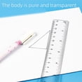 thumbnail image 3 of 4 Pcs 15cm Ruler Set Plastic Math Geometry Set Math Protractor Drawing Tool, 3 of 13