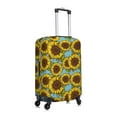 thumbnail image 3 of Haiem Sunflowers Luggage Cover Printed Suitcase Covers for Luggage Elastic Washable Suitcase Protector Fits 18-32 Inch Luggage-Small, 3 of 9