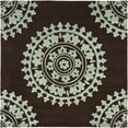 thumbnail image 3 of SAFAVIEH Soho Collection SOH732C Handmade Brown/Teal Rug, 3 of 3