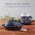 thumbnail image 5 of Crystalia Ellipse Traditional Turkish Delight Metallic Decorative Bowls, Set of 2, 5 of 6