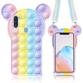 thumbnail image 1 of A11 Rainbow cartoon Diversión de moda para Samsung Galaxy A11, linda funda de teléfono de dibujos animados para niñas y adolescentes, funda de silicona suave para teléfono Bubbl, 1 of 3