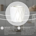 thumbnail image 4 of Belle Aroma® ScenTrio Petite® Ceramic Wax Warmer with 3 Temperature/Safety Timer - White Diamond Home Decor Style, 4 of 8