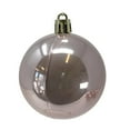 thumbnail image 3 of 2.3 Inch Pink and Gold Shatterproof Plastic Christmas Ball Ornaments Set of 12, 3 of 7