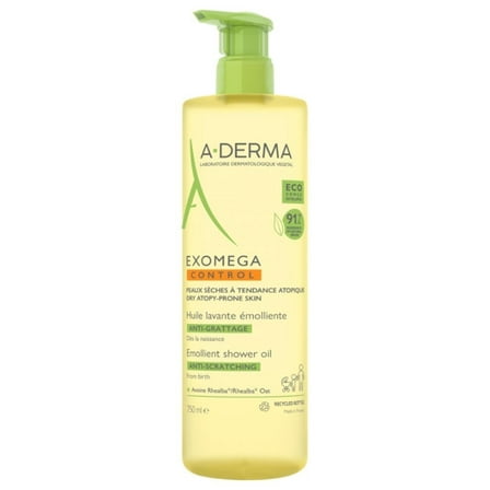 A-DERMA Exomega Control Emollient Shower Oil Anti-Scratching 750ml